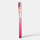 PFLANZE / MAGISCHE WIRBEL IN SPARKELrosa Case-Mate iPhone Hülle (Rückseite / Links)