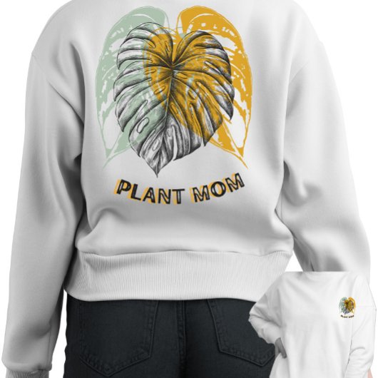 Pflanze Mama" Ästhetischer Muttertag Sweatshirt