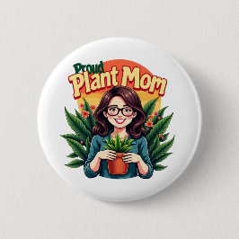 Pflanze Mama Button