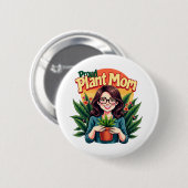 Pflanze Mama Button (Vorne & Hinten)