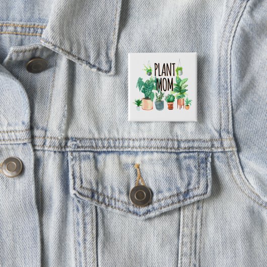 Pflanze Mama - Gartenbau, Planergeschenk für Mama Button (Beispiel)