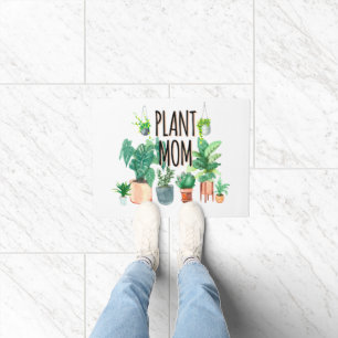 Pflanze Mama - Gartenbau, Planergeschenk für Mama Fußmatte