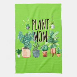 Pflanze Mama - Gartenbau, Planergeschenk für Mama Geschirrtuch