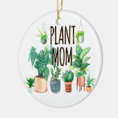Pflanze Mama - Gartenbau, Planergeschenk für Mama Keramik Ornament (Links)