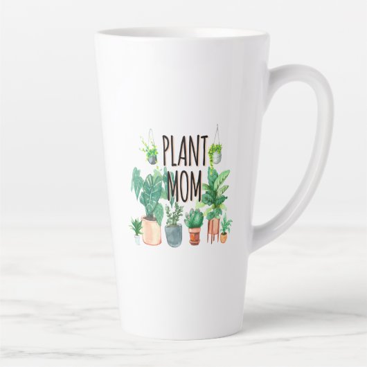 Pflanze Mama - Gartenbau, Planergeschenk für Mama Milchtasse (Rechts)