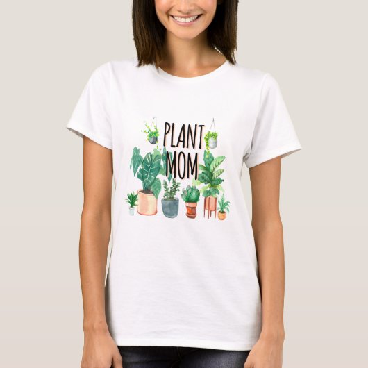 Pflanze Mama - Gartenbau, Planergeschenk für Mama T-Shirt (Vorderseite)