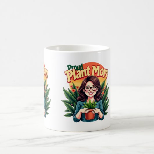 Pflanze Mama Kaffeetasse (Mittel)
