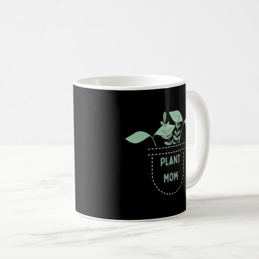 Pflanze Mama Kaffeetasse (VorderseiteRechts)