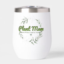 Pflanze Mama Minimaler botanischer Tumbler