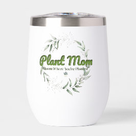 Pflanze Mama Minimaler botanischer Tumbler