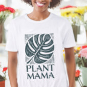 Pflanze Mama Monstera Leaf Nature Lover Tri-Blend Shirt
