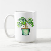 Pflanze Mama | Monstera Pflanze Kaffeetasse (Links)