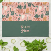 Pflanze Mama Niedlich Gartengeschenk Geschirrtuch (Gefaltet)