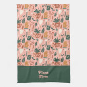 Pflanze Mama Niedlich Gartengeschenk Geschirrtuch (Vertikal)