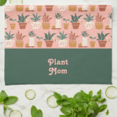 Pflanze Mama Niedlich Gartengeschenk Geschirrtuch (Gefaltet)