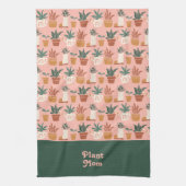 Pflanze Mama Niedlich Gartengeschenk Geschirrtuch (Vertikal)