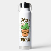 Pflanze Mama Niedlich Mütter Tag Mütter Leben Trinkflasche (Vorderseite)
