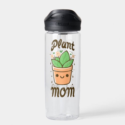 Pflanze Mama Niedlich Mütter Tag Mütter Leben Trinkflasche (Rückseite)