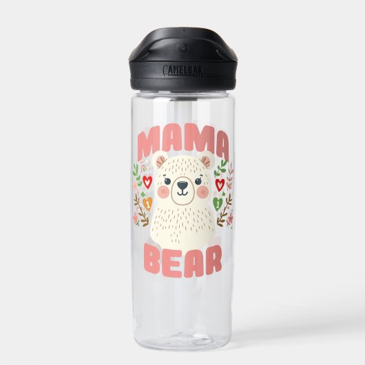 Pflanze Mama Niedlich Mütter Tag Mütter Leben Trinkflasche (Rückseite)