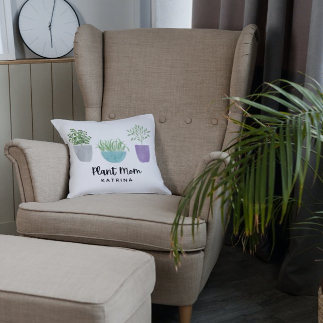 Pflanze Mama Personalisierter Kissen (Von Creator hochgeladen)
