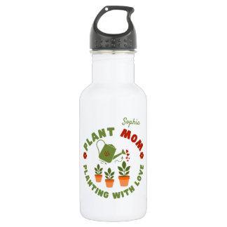 Pflanze Mama Pflanzung mit Liebe Personalisiert Edelstahlflasche