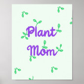 Pflanze Mama Poster (Vorne)