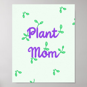 Pflanze Mama Poster