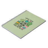 Pflanze Mama Prickeln, aber Hübsche Sage Green Not Notizblock (Linke Seite)