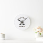 Pflanze Mama Runde Wanduhr (Zuhause)