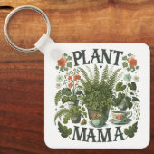 Pflanze Mama Schlüsselanhänger (Vorderseite)