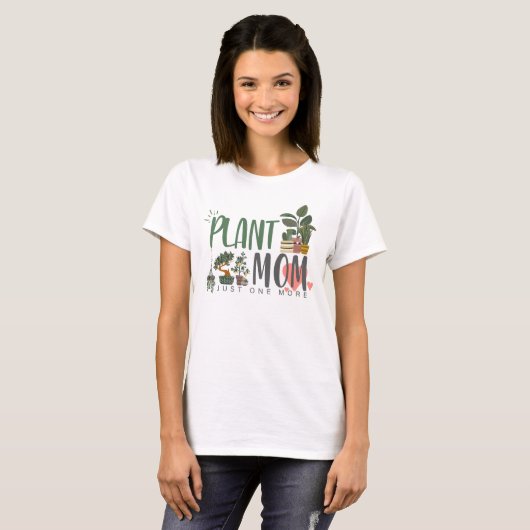 Pflanze Mama T-Shirt (Vorne ganz)