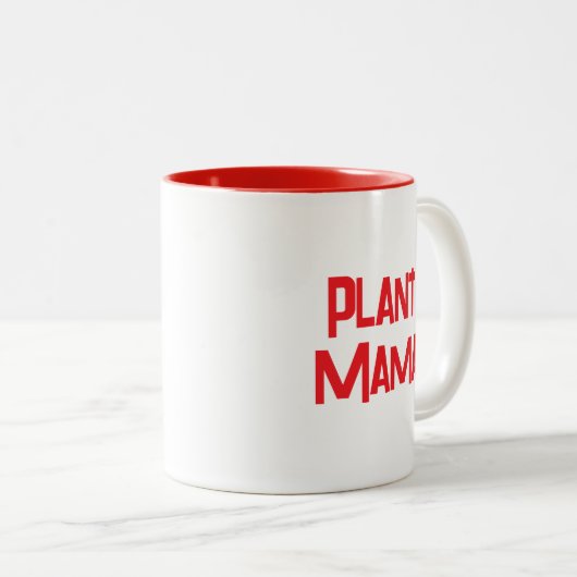 Pflanze Mama Tasse (VorderseiteRechts)
