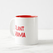 Pflanze Mama Tasse (Vorderseite Links)