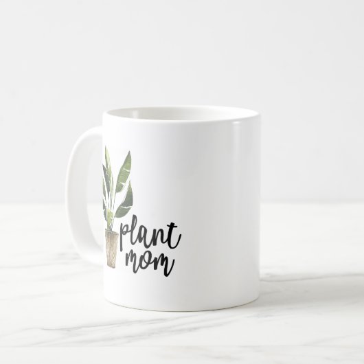 Pflanze Mama Tasse (Vorderseite Links)