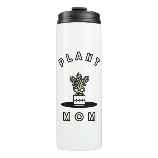 Pflanze Mama Thermosbecher (Vorderseite)
