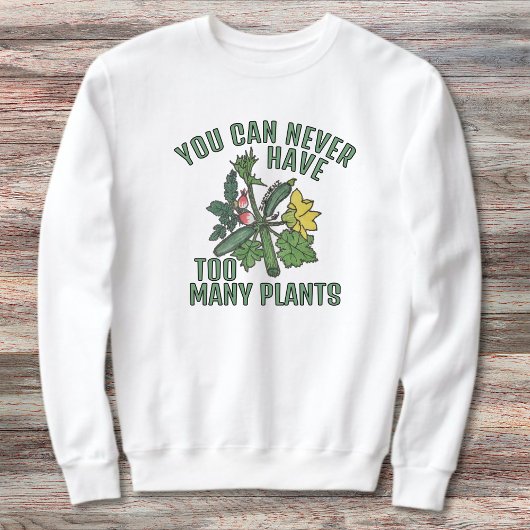 Pflanze Mama Veggie Pflanze Lago Maggiore Sweatshirt