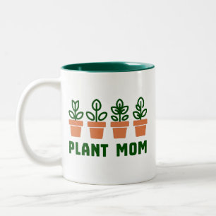 Pflanze Mama Zweifarbige Tasse
