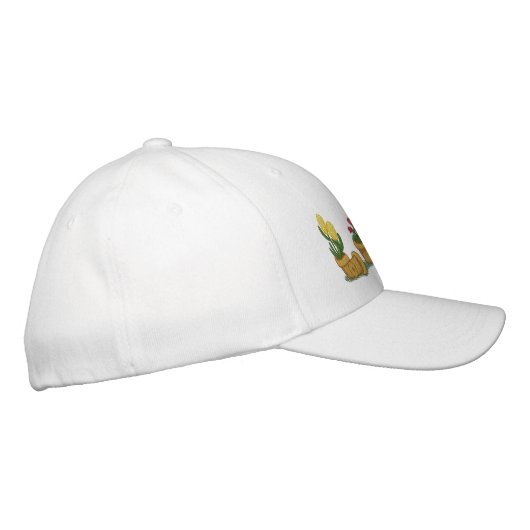 Pflanze Manager Bestickte Kappe (Rechts)