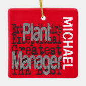 Pflanze Manager Extraordinaire CUSTOM Keramikornament (Vorderseite)