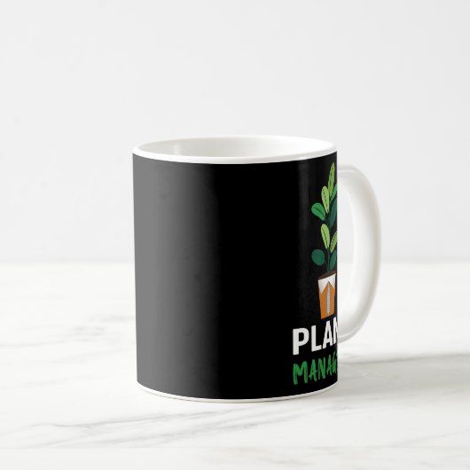 Pflanze Manager Gartenbau Kaffeetasse (VorderseiteRechts)