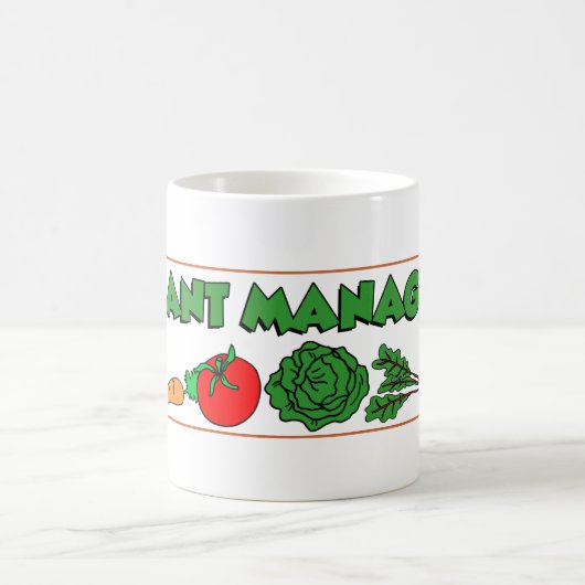 Pflanze Manager Gartenbau Kaffeetasse (Mittel)