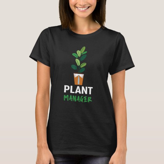 Pflanze Manager Gartenbau T-Shirt (Vorderseite)
