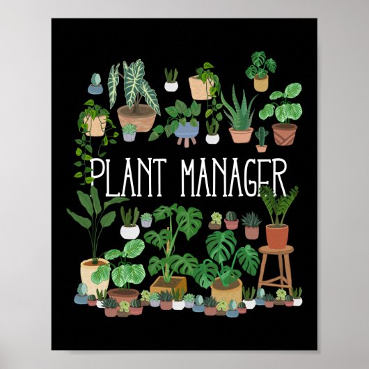Pflanze Manager Poster (Vorne)