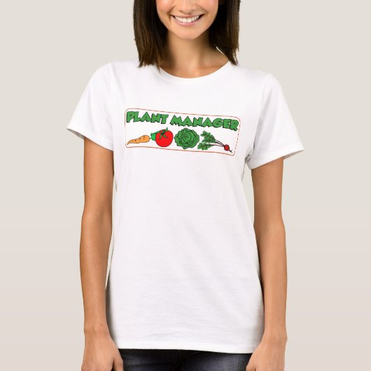 Pflanze Manager T-Shirt (Vorderseite)
