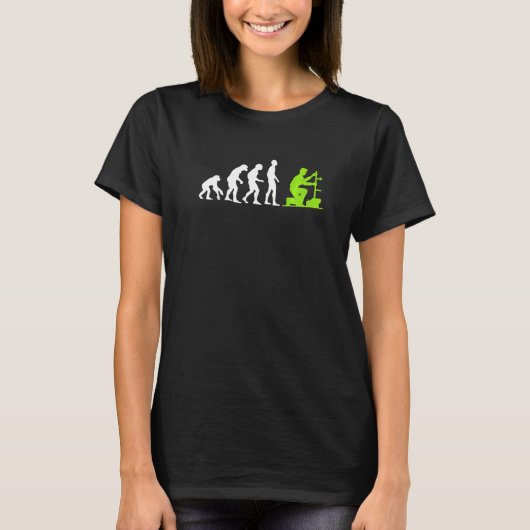 Pflanze Mechanische Evolution Klempner Handwerker T-Shirt (Vorderseite)