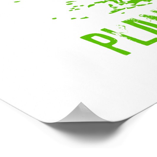 Pflanze mehr Bäume erdfreundlich Poster (Ecke)