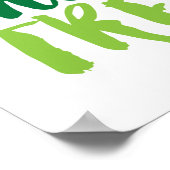 Pflanze Mehr Bäume Inspiration zum Erdtag Zitat Poster (Ecke)