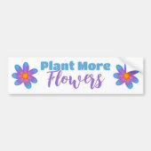Pflanze Mehr Blume Autoaufkleber (Vorne)