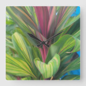 PFLANZE MEHR QUADRATISCHE WANDUHR (Vorderseite)