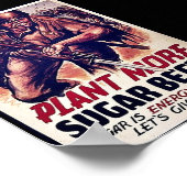 Pflanze Mehr Zuckerrüben Poster (Ecke)